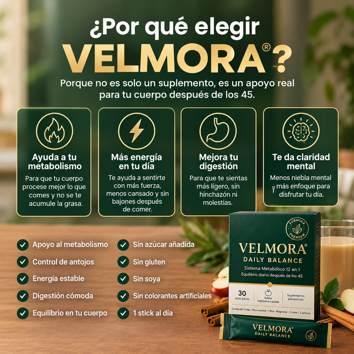 VELMORA® – Ayuda a mantener estable el azúcar en tu sangre
